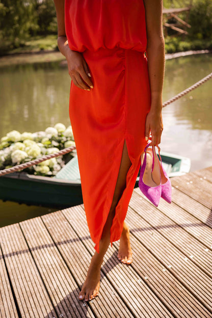 Anna - Sleeveless Midi Dress