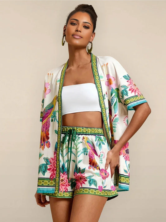 Secret Garden - Casual Shorts Set