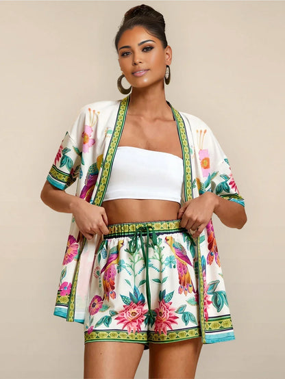 Secret Garden - Casual Shorts Set