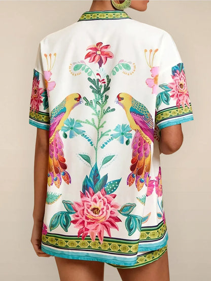 Secret Garden - Casual Shorts Set
