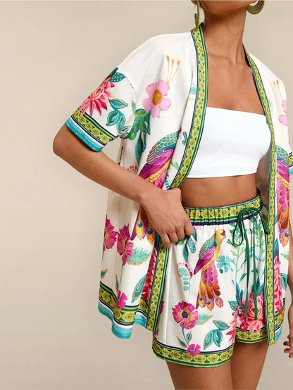 Secret Garden - Casual Shorts Set