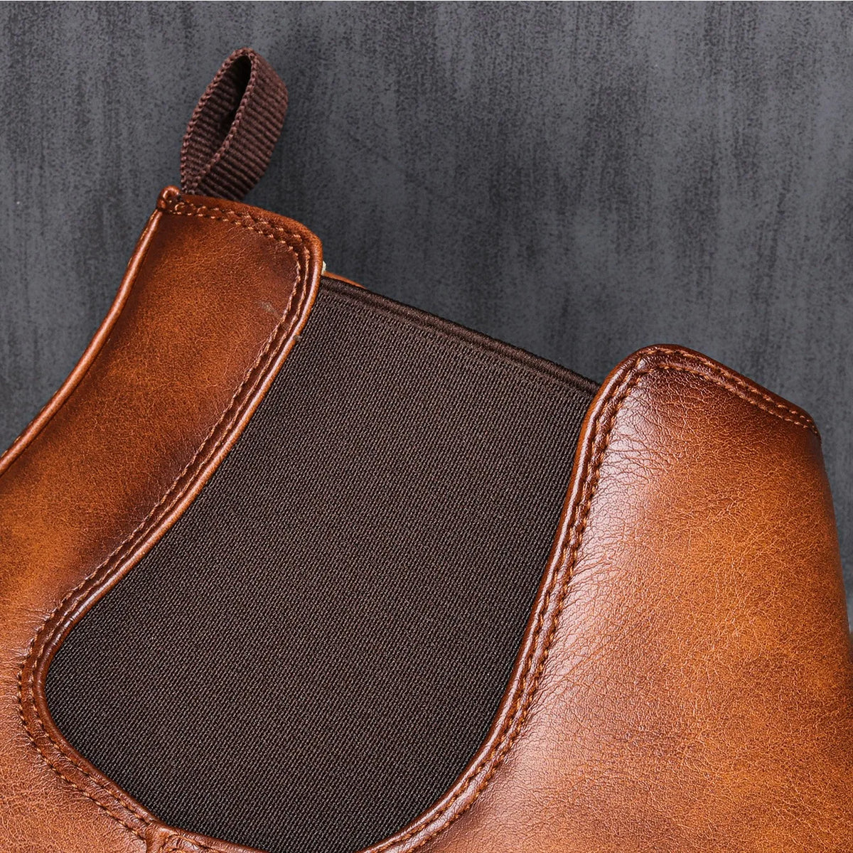 Wayne - Men's Leather Chelsea Boots