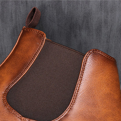 Wayne - Men's Leather Chelsea Boots