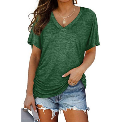 Eily - Loose-Fit V-Neck Shirt
