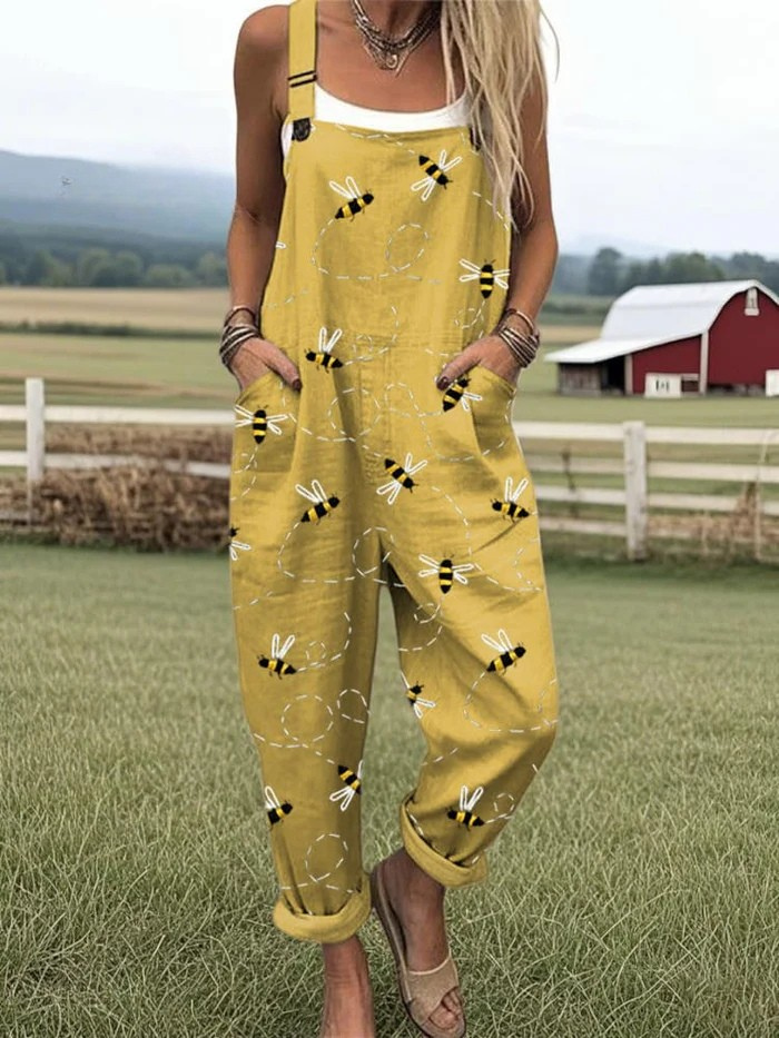 Karo - Lightweight Vintage-Style Jumpsuit