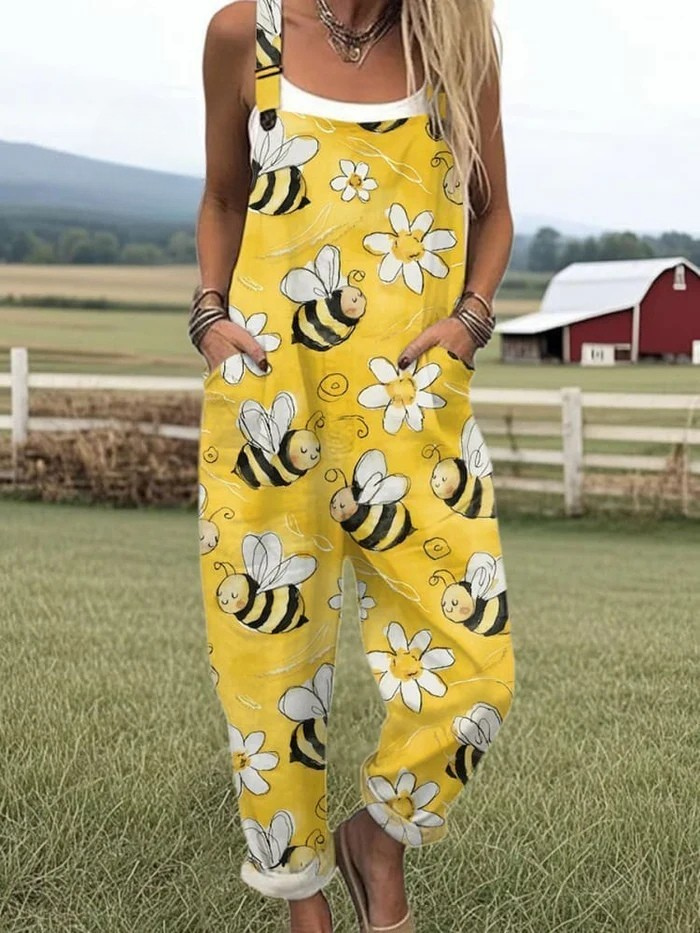 Karo - Lightweight Vintage-Style Jumpsuit