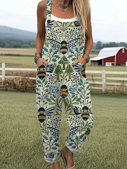 Karo - Lightweight Vintage-Style Jumpsuit