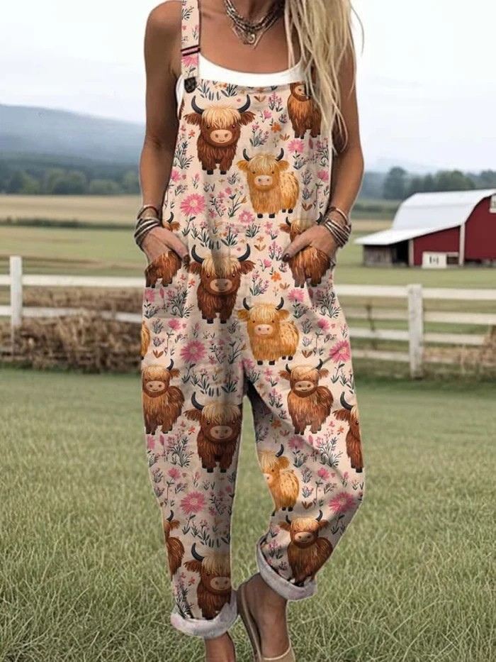 Karo - Lightweight Vintage-Style Jumpsuit