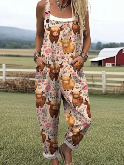 Karo - Lightweight Vintage-Style Jumpsuit