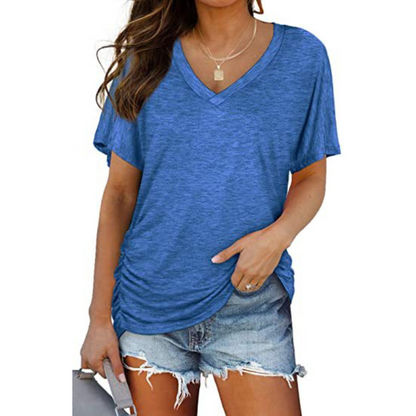 Eily - Loose-Fit V-Neck Shirt