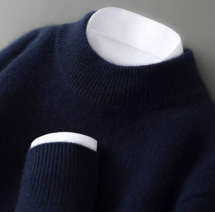 Silvia - Blue Cashmere Blend Sweater
