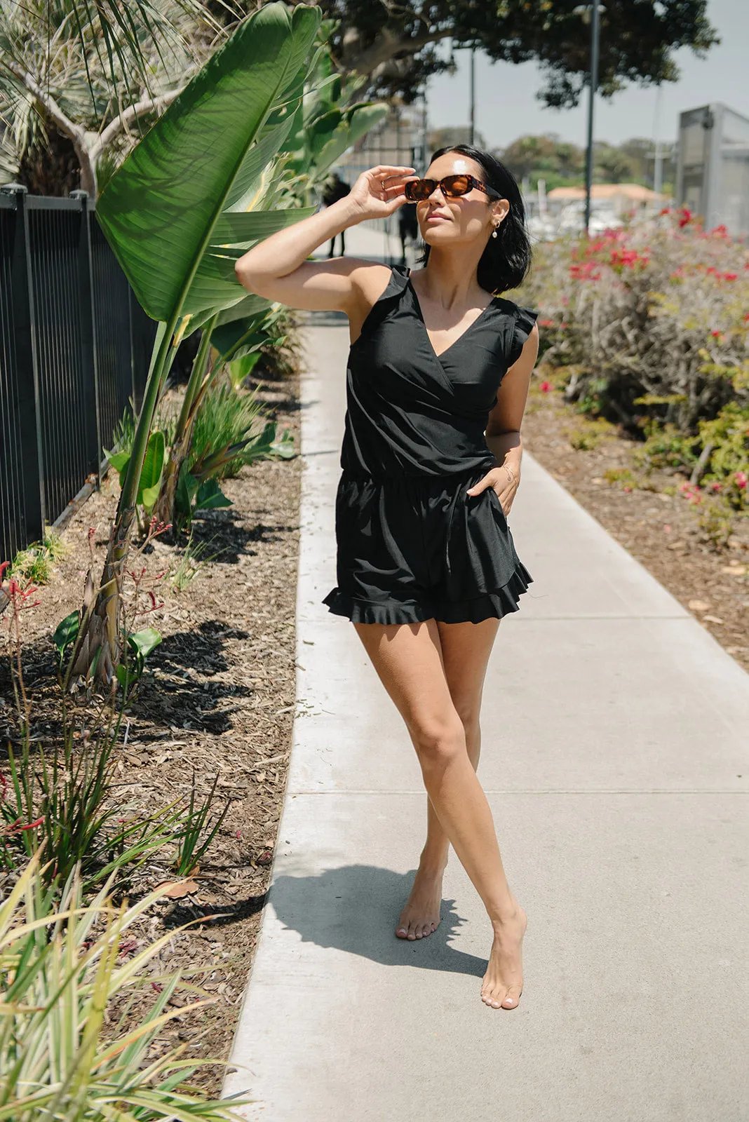 Lola - Ruffled One-Piece Swimsuit