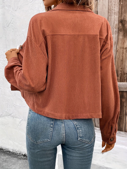 Nichola - Long-Sleeve Button-Up Jacket
