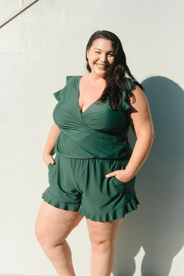 Lola - Ruffled One-Piece Swimsuit