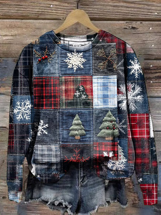Elin - Patchwork Christmas Sweater
