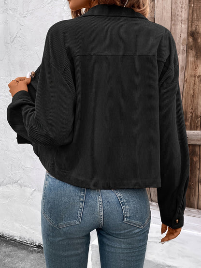 Nichola - Long-Sleeve Button-Up Jacket
