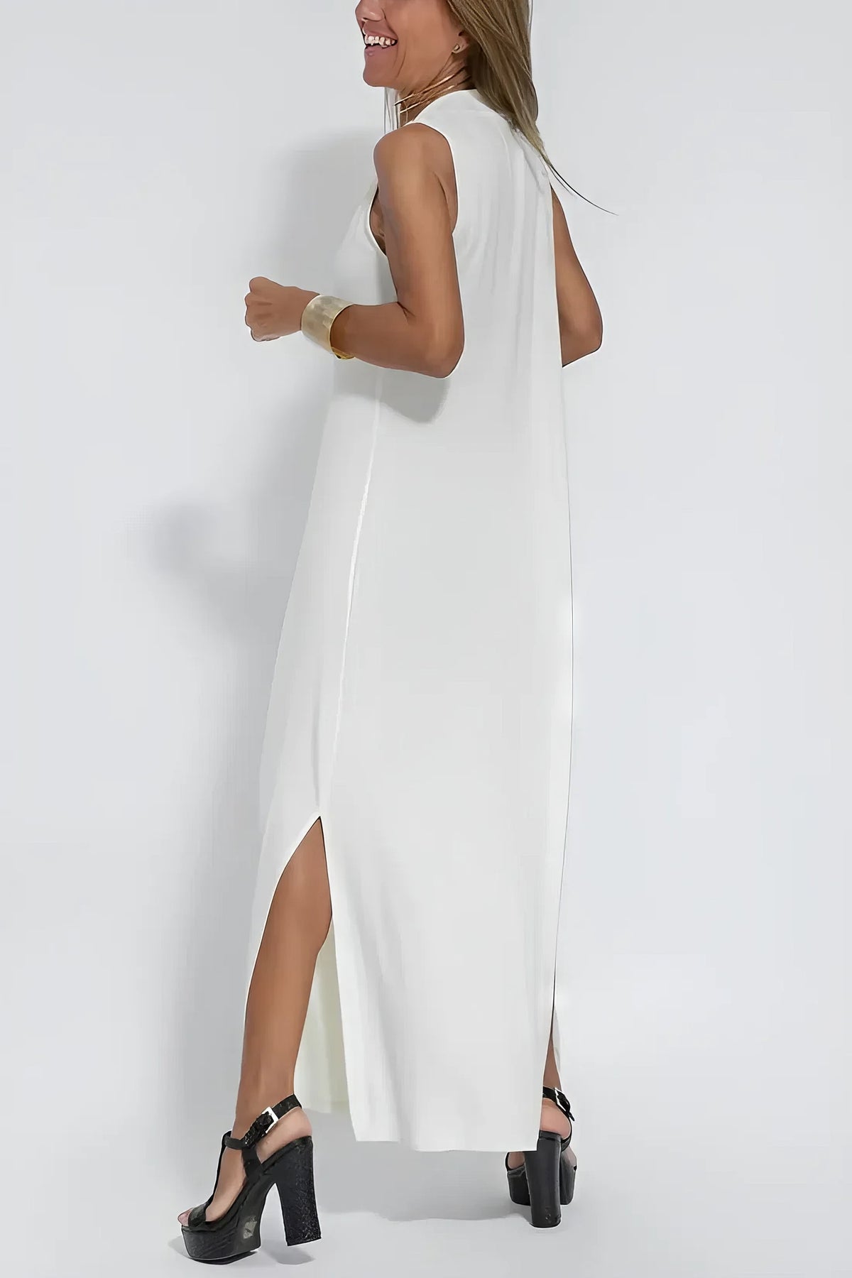 Elise - Maxi Dress and Matching Cardigan Set