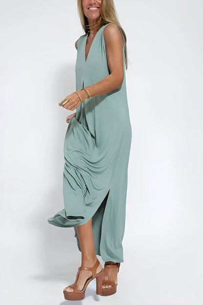 Elise - Maxi Dress and Matching Cardigan Set